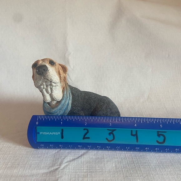 STONE CRITTERS  Majestic Basset Hound with Food Dish Figuine SC-362 - Picture 7 of 7